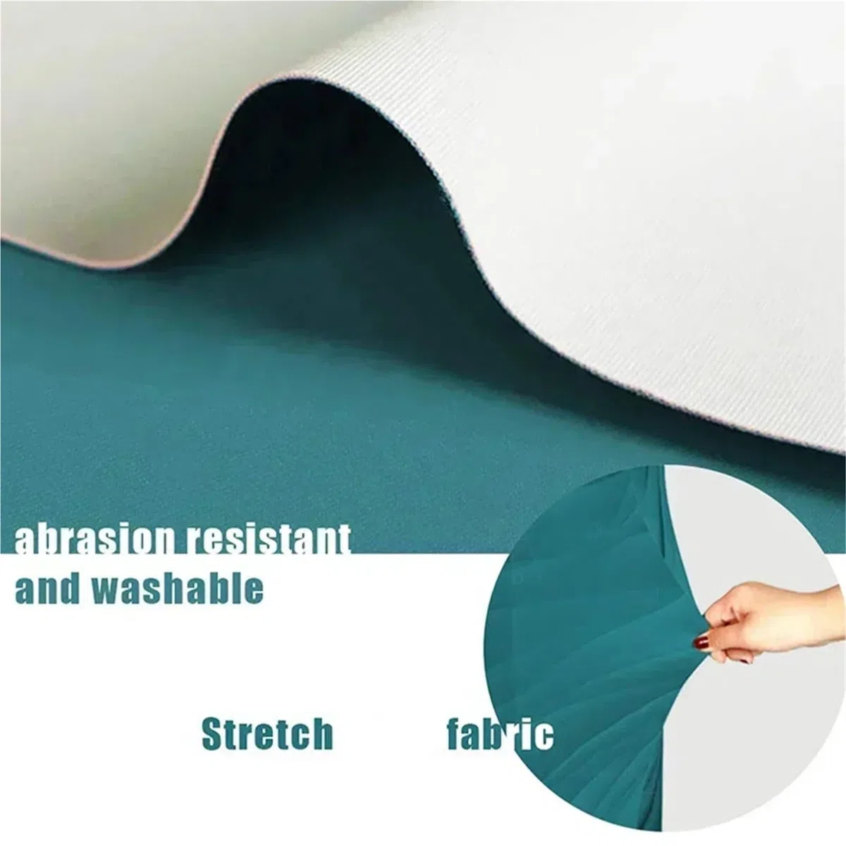 2 uds Cubierta de Equipaje Compartimiento Tela elástica Protector Maleta Polvo for Estuche De Viaje para Maletas(Marble,L)