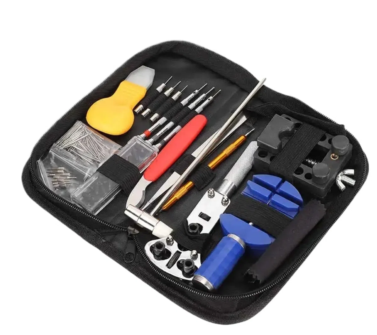 Kit De ReparacióN De Relojes Kit de reparación de Relojes, Kit de Herramientas de Ajuste de Correa de Reloj de Repuesto, Pilas for Reloj Profesional, 147 Uds. para ReparacióN De Relojes