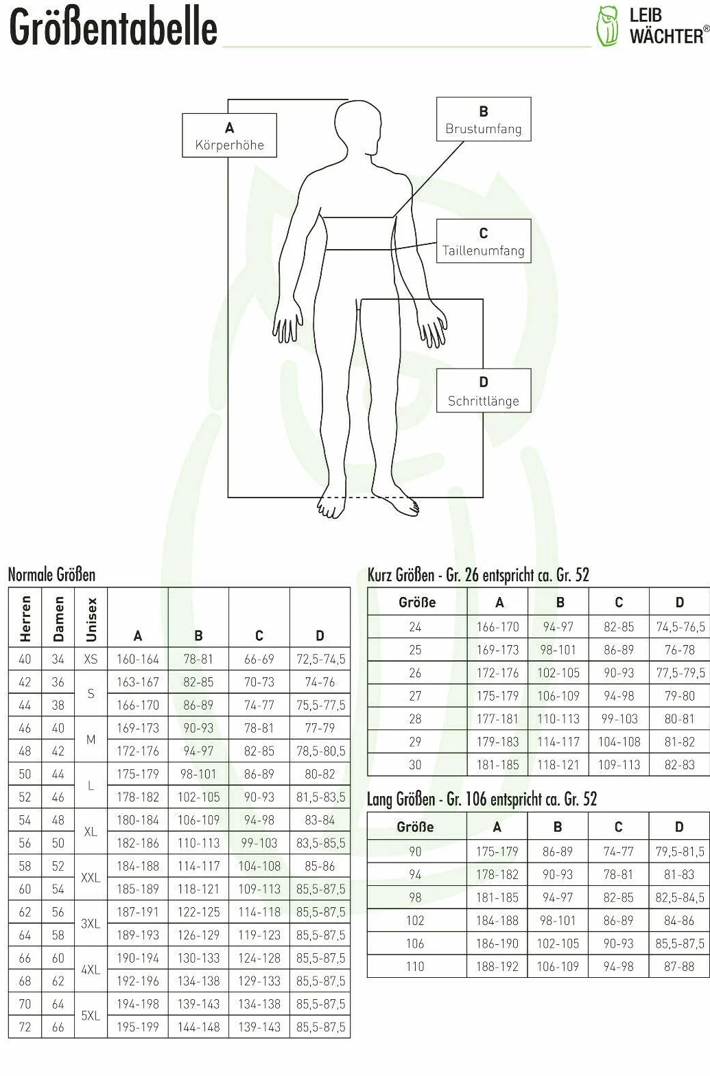 Leib Wächter Flex-Line Pantalones de utilidades de Trabajo Hombres