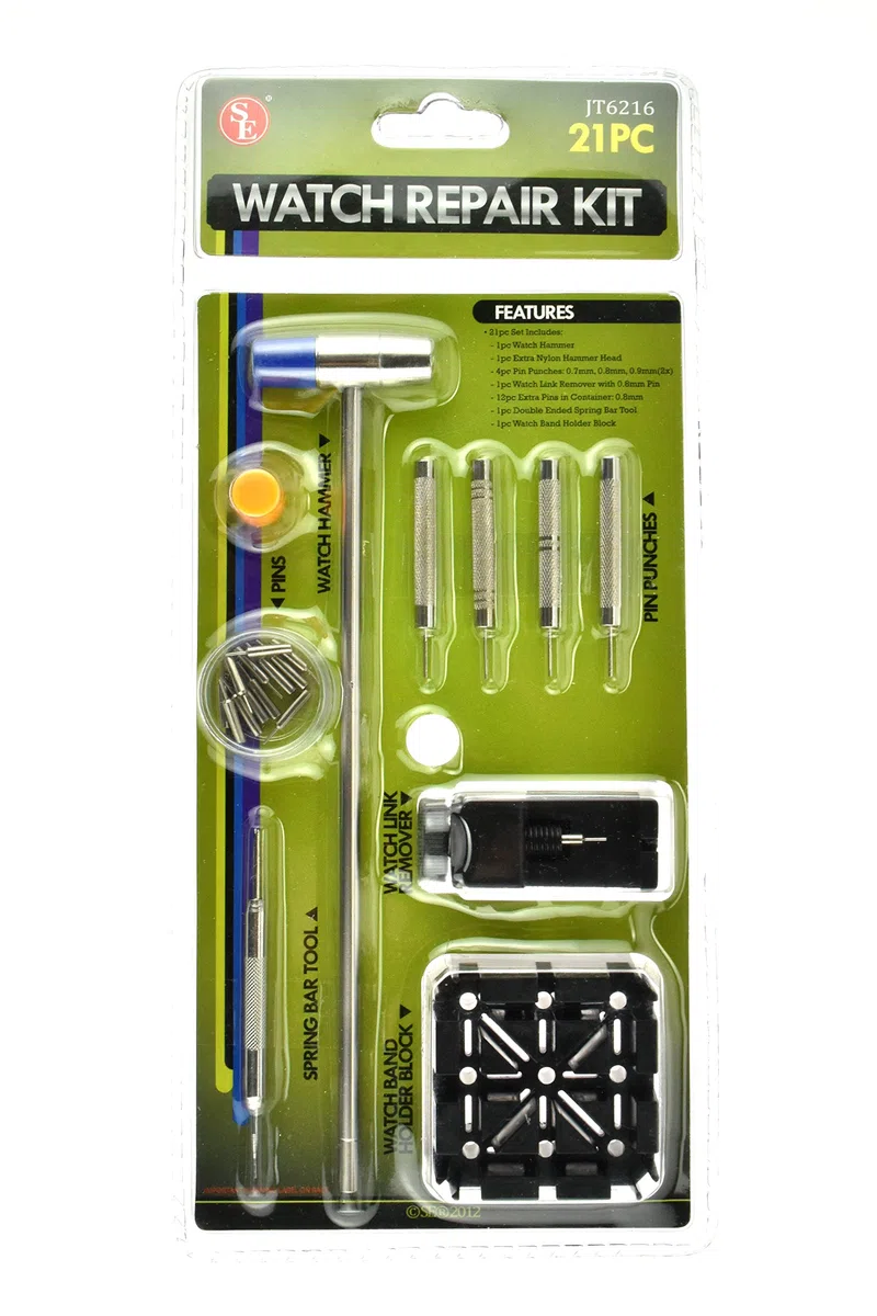 Se jt6216 21 piezas Kit de reparación de relojes, JT6216
