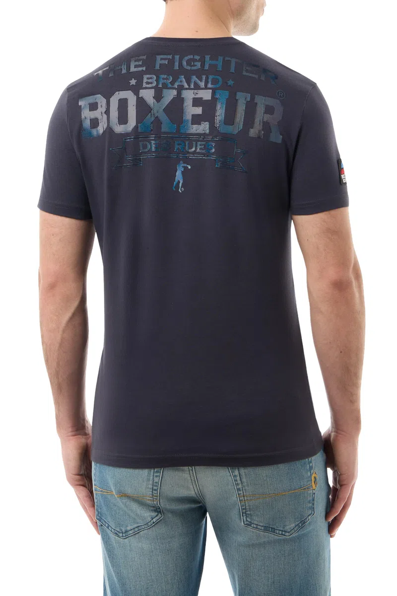 BOXEUR DES RUES Camiseta Iconica Antracita