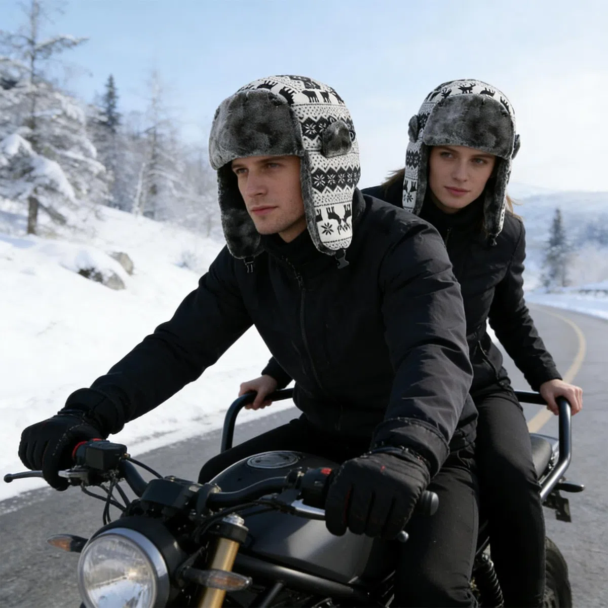 Gorro calefactor USB genérico, cálido y suave de felpa con tres ajustes | Cubierta para cabecera Ushanka con calefacción, para ciclismo, caminar, caminos, pesca, hombres, mujeres, adolescentes, él y