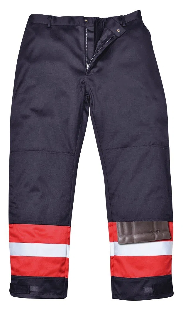 Portwest Pantalón Bizflame Plus, Tamaño: XL, Color: Marino, FR56NARXL