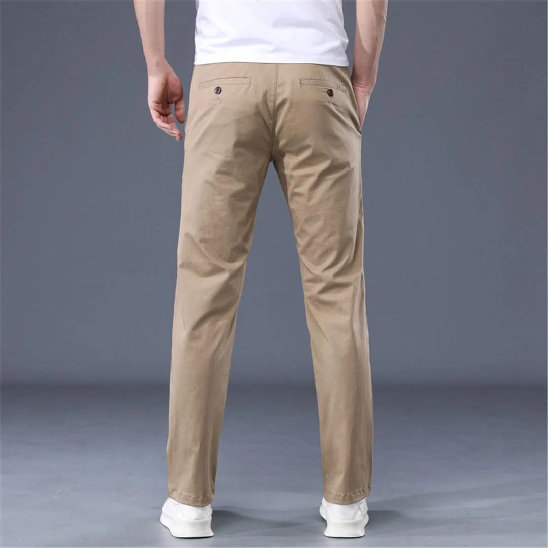 Vogrtcc Pantalones Casuales Delgados De Ajuste Regular para Hombres Pantalones Rectos Pequeños De Negocios
