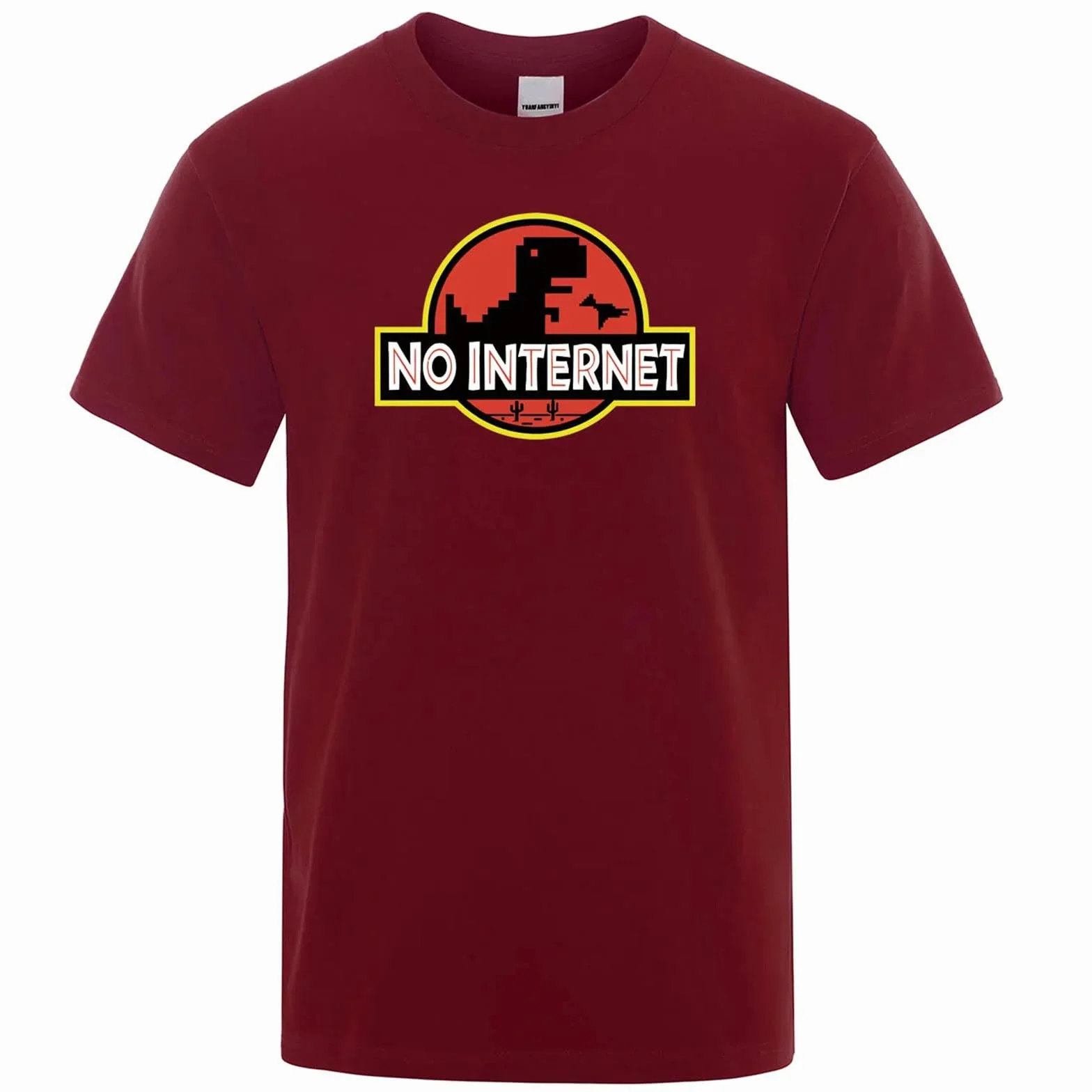 Camisetas Manga Corta Hombre Camiseta con Impresión De Dinosaurios Divertida para Hombres Casual Verano Suelta Hombres-Azul Oscuro-2xl