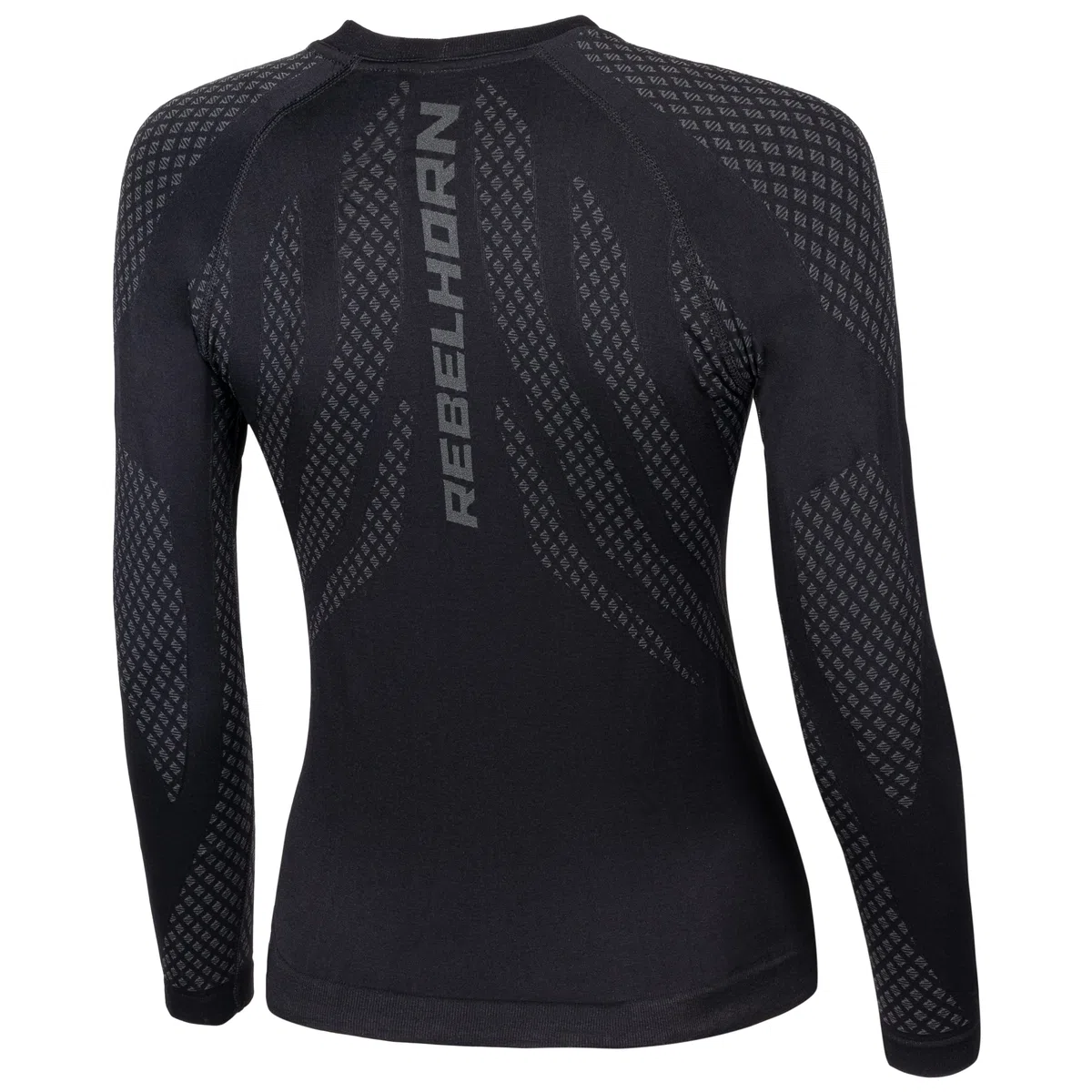 REBELHORN Active II Lady Camiseta Térmica Mujer | Manga Larga | Ropa Interior Termoactivo | Camisa Funcional | Absorción de Humedad | Transpirable | Zonas de Compresión | Ropa de Moto Térmica