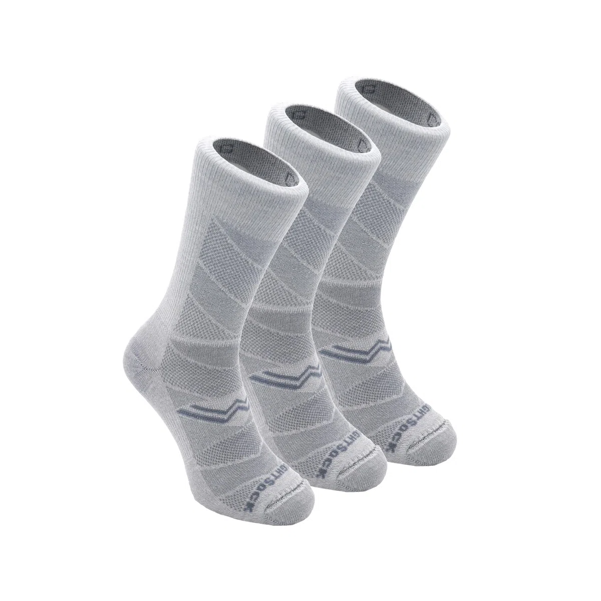 Wrightsock CoolMesh II Crew - Calcetines de correr para hombre y mujer, ecológicos, antiampollas, fabricados en Estados Unidos