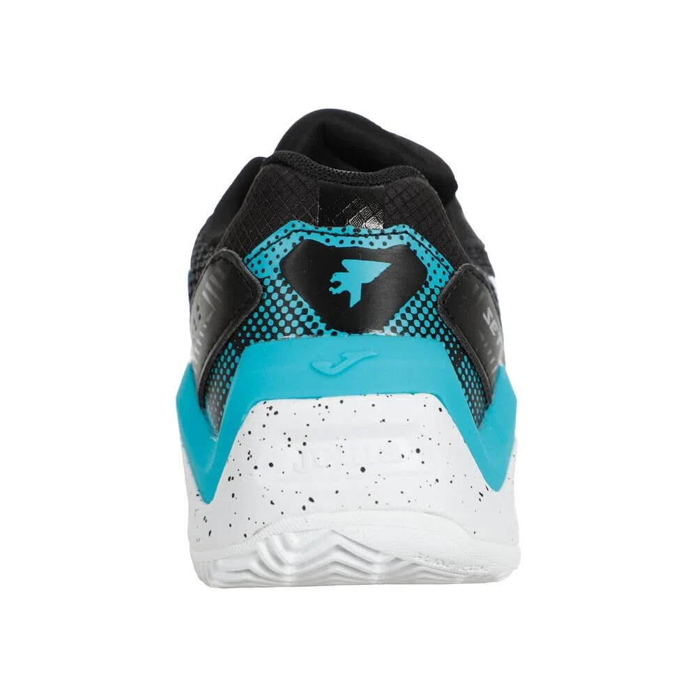 Zapatilla Hombre Padel Set (Blanco-Negro, Sistema Tallas Calzado EU, Adulto, Hombre, Números, Mediano, 43)