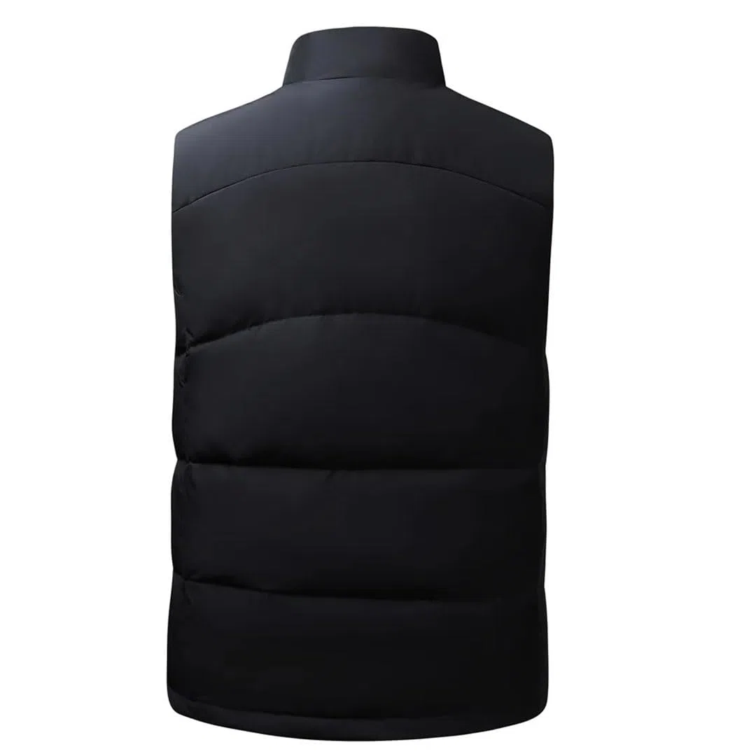 Vogrtcc Chaleco Informal De Plumón De Pato Blanco Para Hombre, Chaqueta De Plumón Sin Mangas De Talla Grande