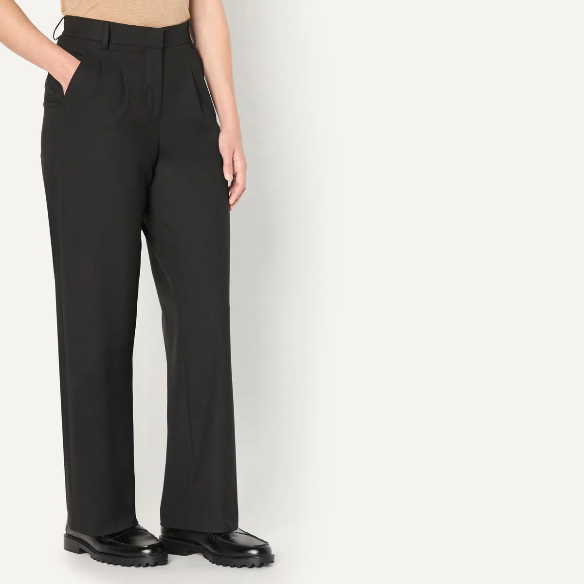 Amazon Essentials Mujer Pantalón de Vestir de Longitud Completa de Ajuste Relajado