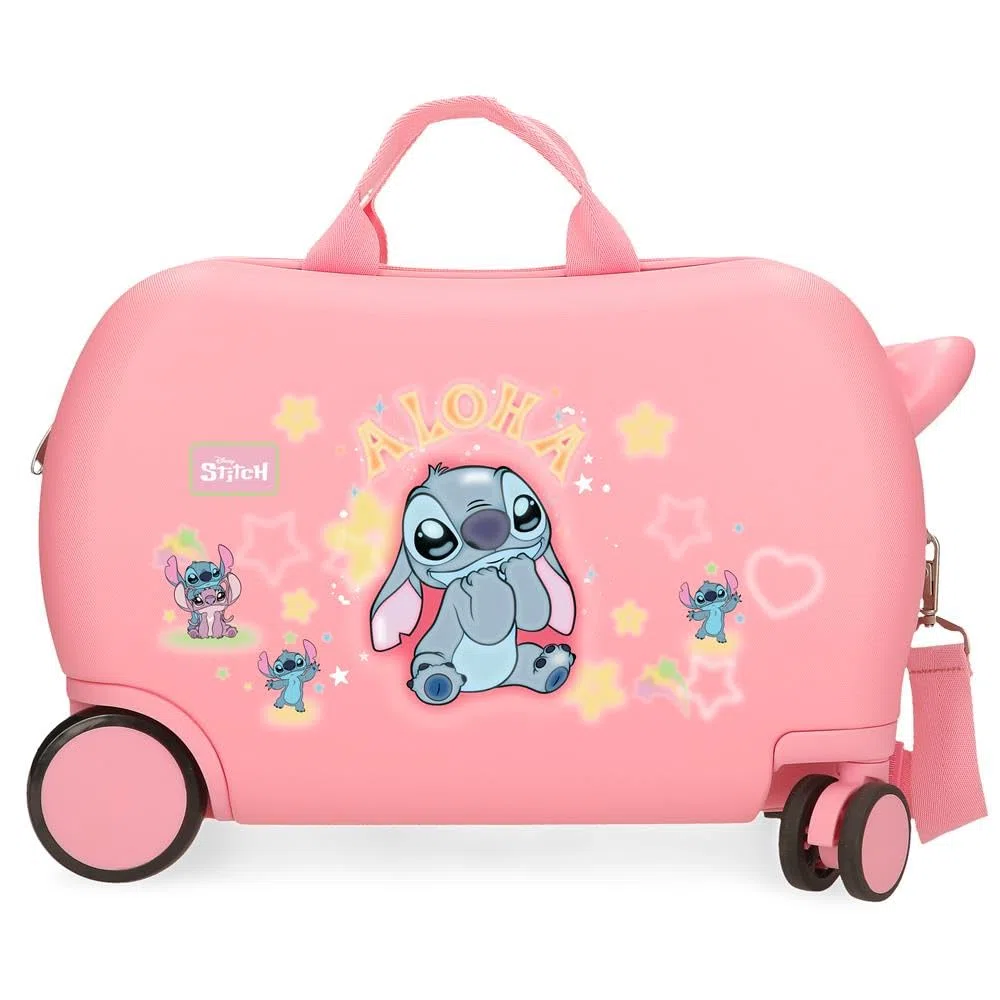 Joumma Disney Stitch You&Me Maleta Infantil Rosa 45x31x20 cms Rígido 1,8 kgs ABS 1,8 kgs 24,6L Equipaje de Mano