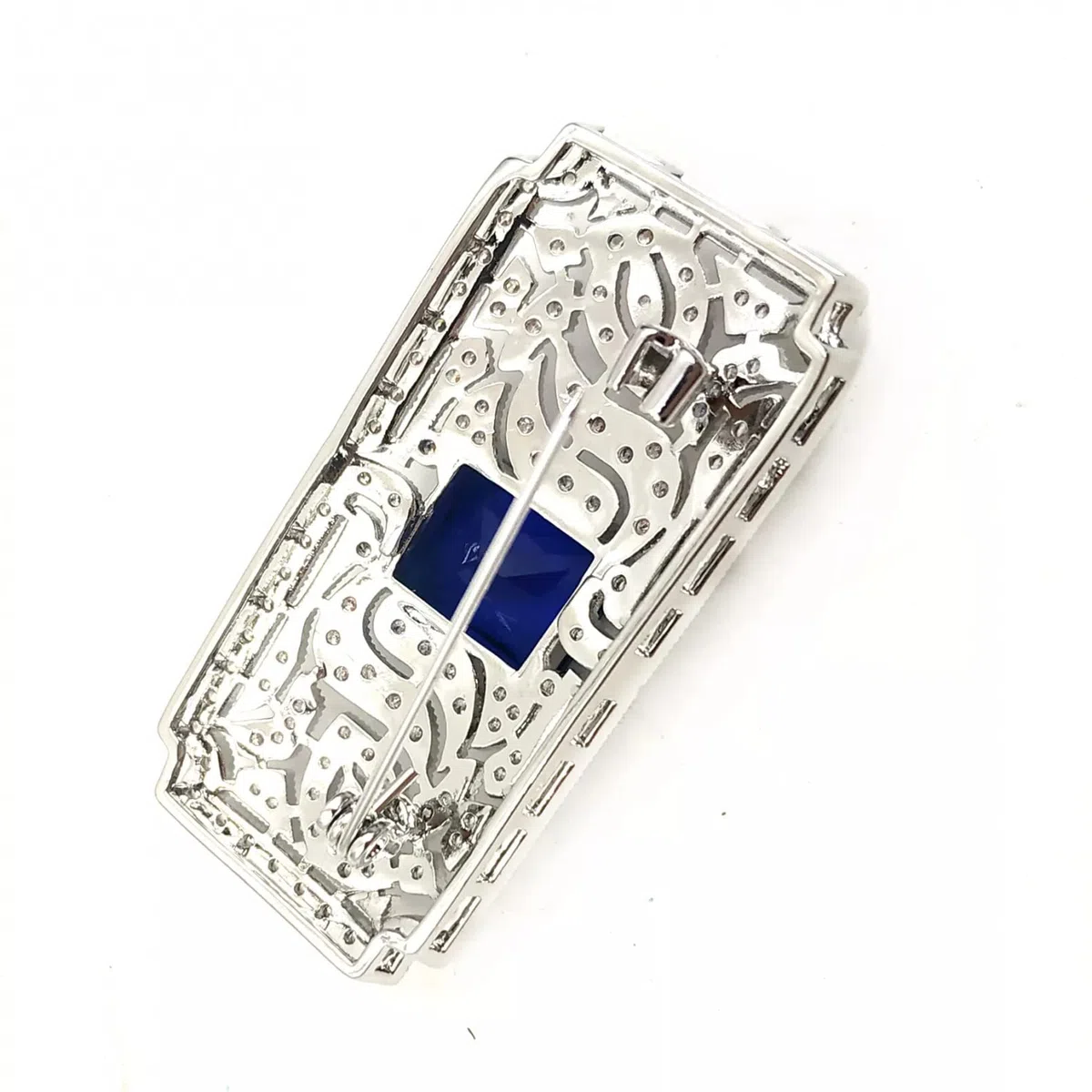 WLLLTYBroochSapphire Broche Pin Decorativo Señoras Ropa Accesorios Regalo