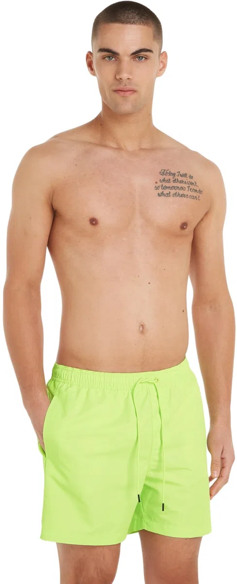 Calvin Klein Hombre Bañador Medium Drawstring Pernera Larga
