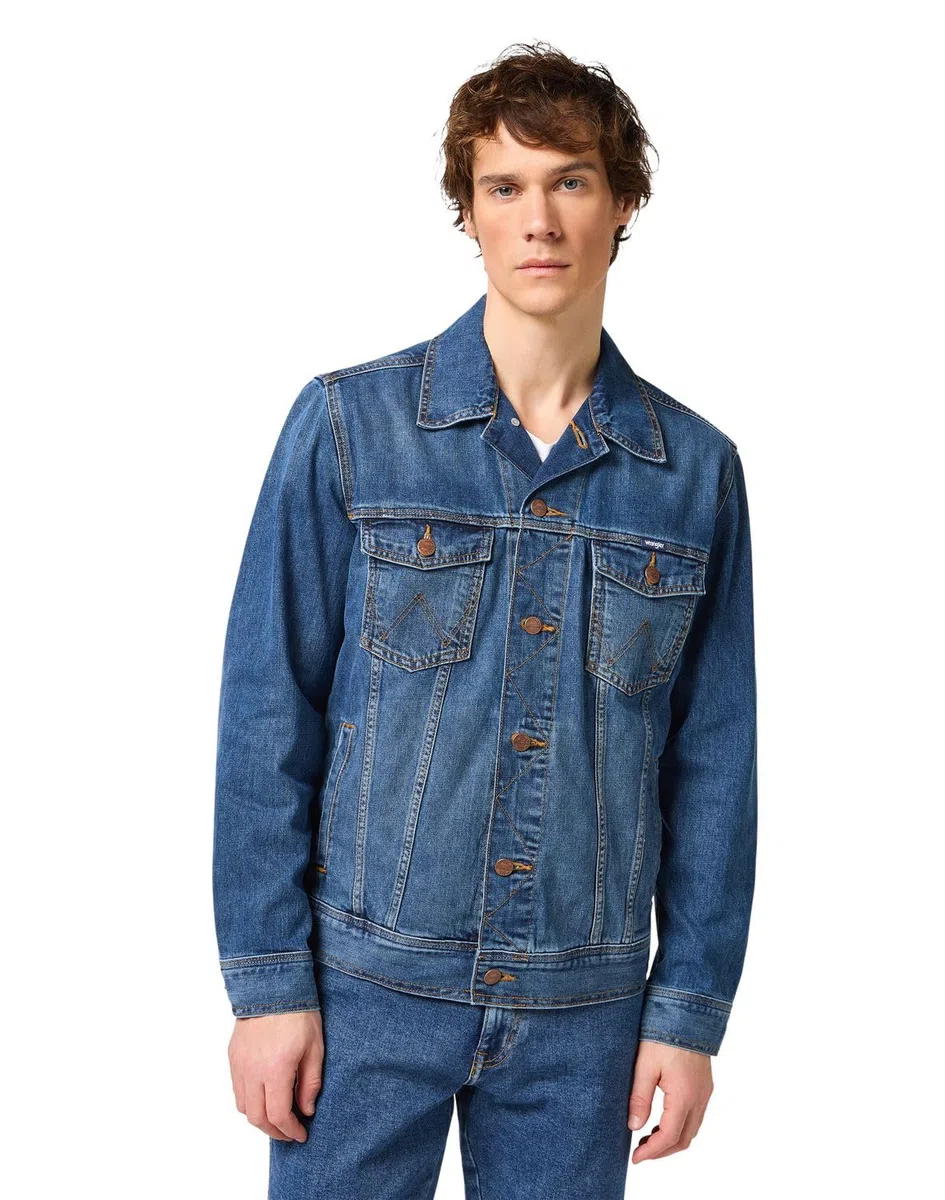 Wrangler Classic Jacket Chaqueta vaquera Hombre (Pack de 1)