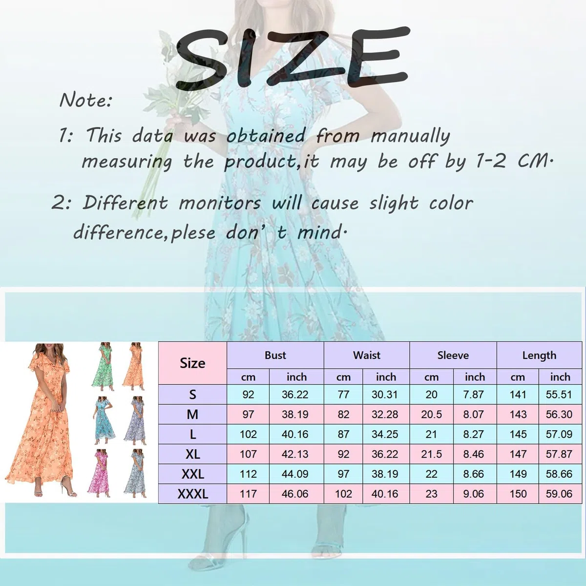 Vestidos de verano para mujer, estilo casual, de gasa, con vuelo, manga corta, con volantes, floral, cita, noche, cuello en V, a la moda, primavera, trabajo, cóctel, elegante, vestidos de verano para