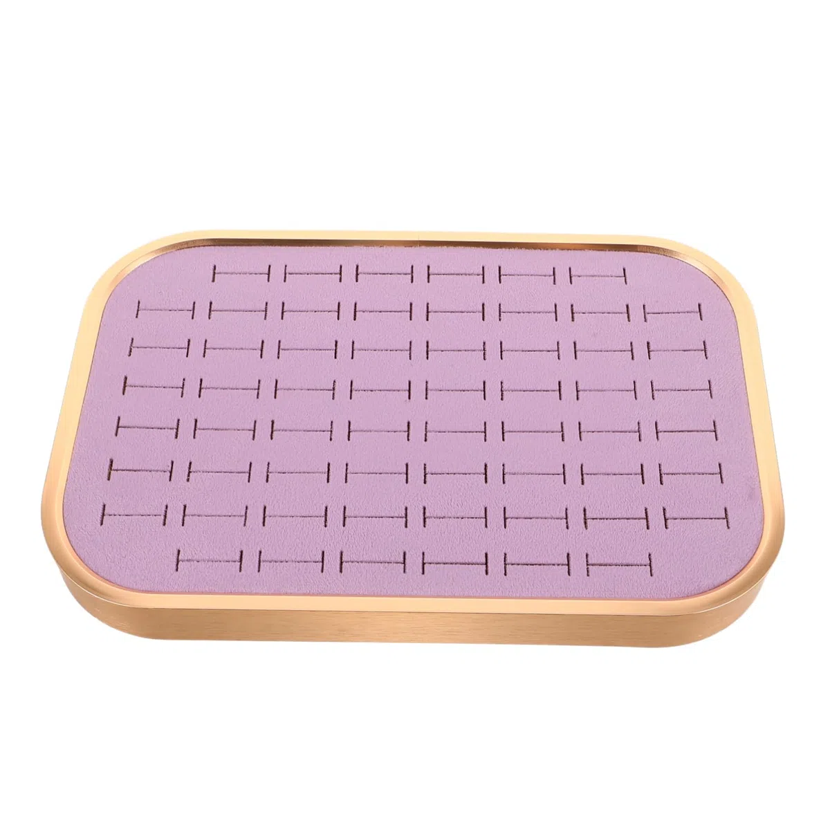 Gatuida Bandeja Organizadora para Joyas de Terciopelo Compartimentos Apilables Inserto para Soporte para Anillos Pendientes y Collares Diseño Rectangular Compacto para Mujeres y Niñas