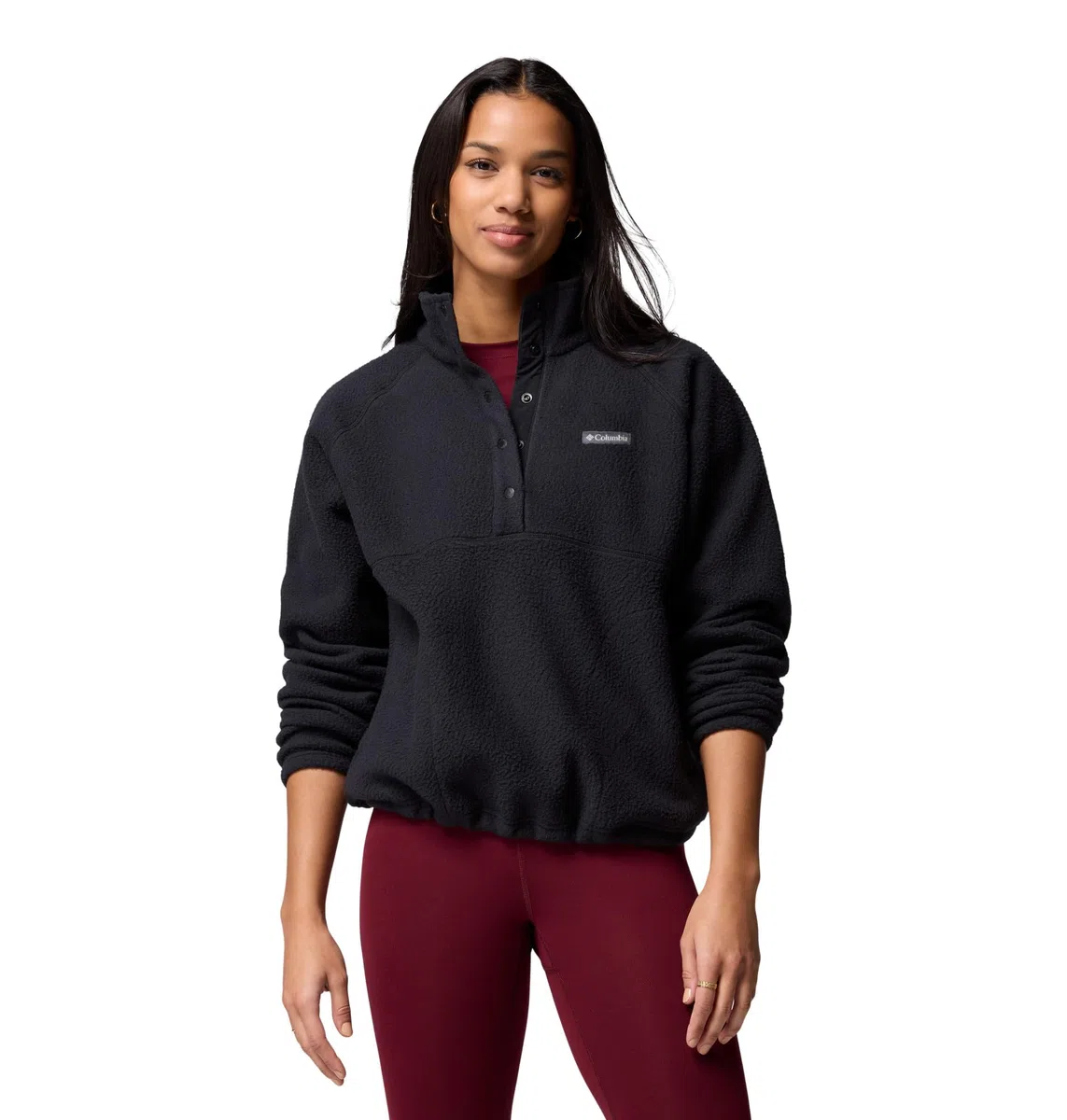 Columbia Jasper Ridge Pebbled Fleece Half Snap Forro polar Mujer (Pack de 1)