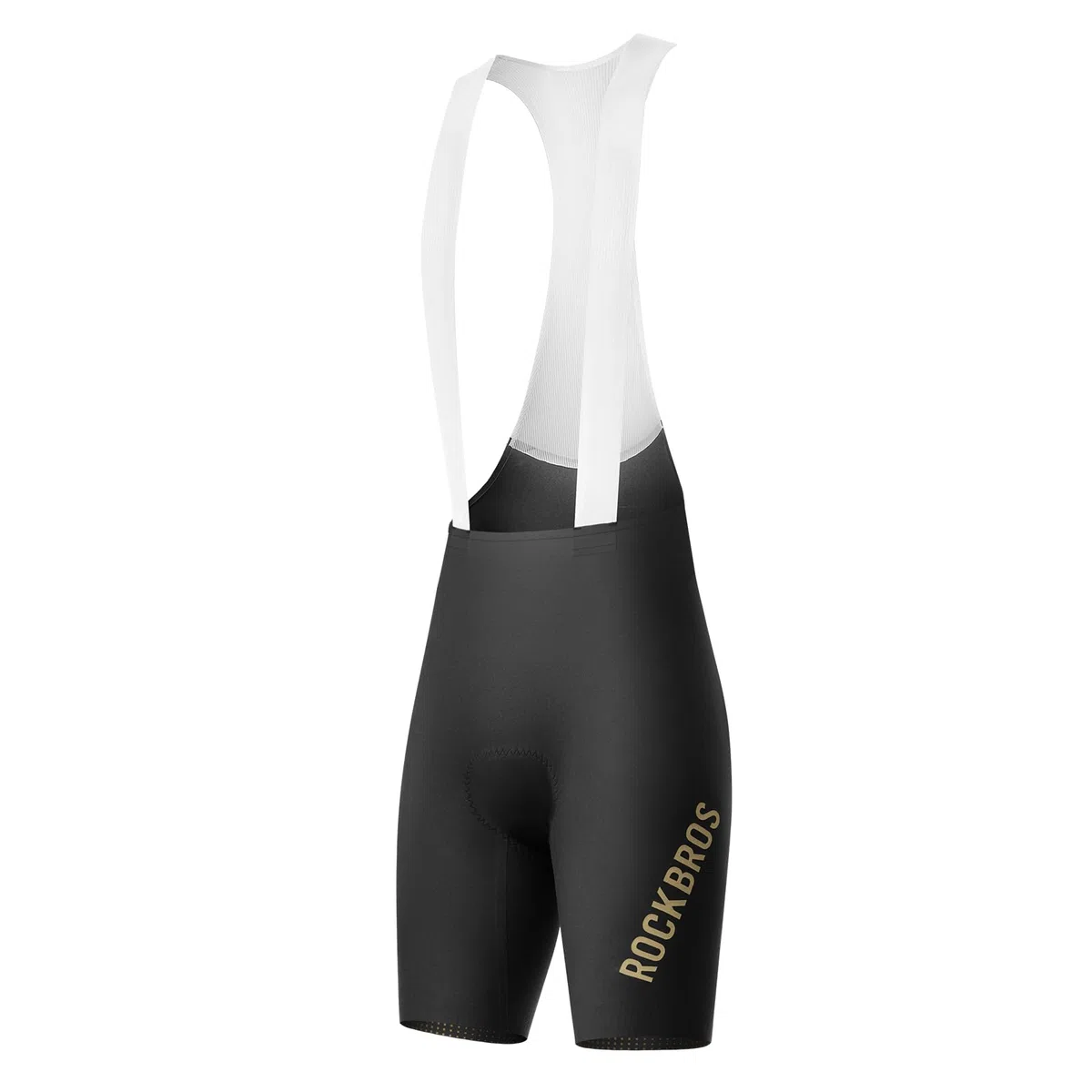 ROCKBROS Culotte Verano con Tirantes para Hombres, Pantalones Cortos con Badana Gel Acolchado Transpirable Antideslizante para Ciclismo Bicicleta de Carretera MTB