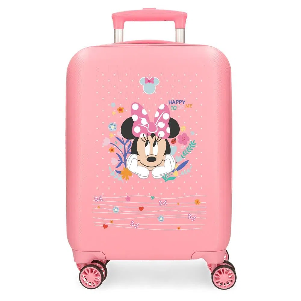 Joumma Disney Minnie Happy To Be Me Maleta de Cabina Rosa 33x50x20 cms Rígido 2,35 kgs Cierre de combinación Lateral ABS 2,35 kgs 28,4L Equipaje de Mano