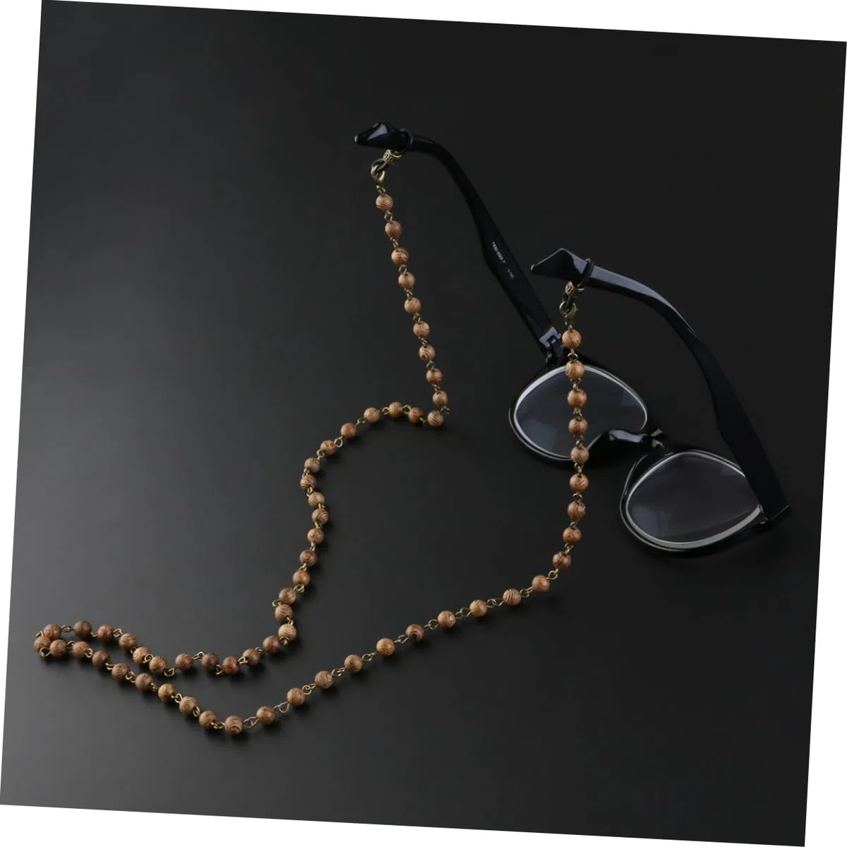 SHERCHPRY 2 Piezas cadena de cuentas de madera Gafas de sol cadena de anteojos de cuentas