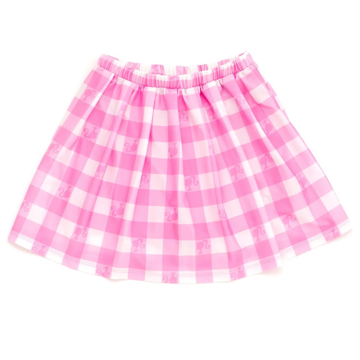 Barbie Conjunto de camiseta sin mangas y falda plisada para niñas pequeñas y grandes