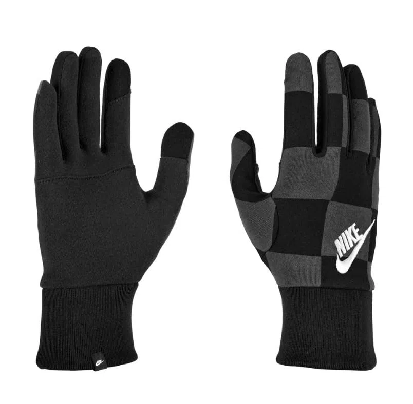 Nike Therma-Fit - Guantes de forro polar cálido y suave para clima frío para actividades, compatibles con pantalla táctil