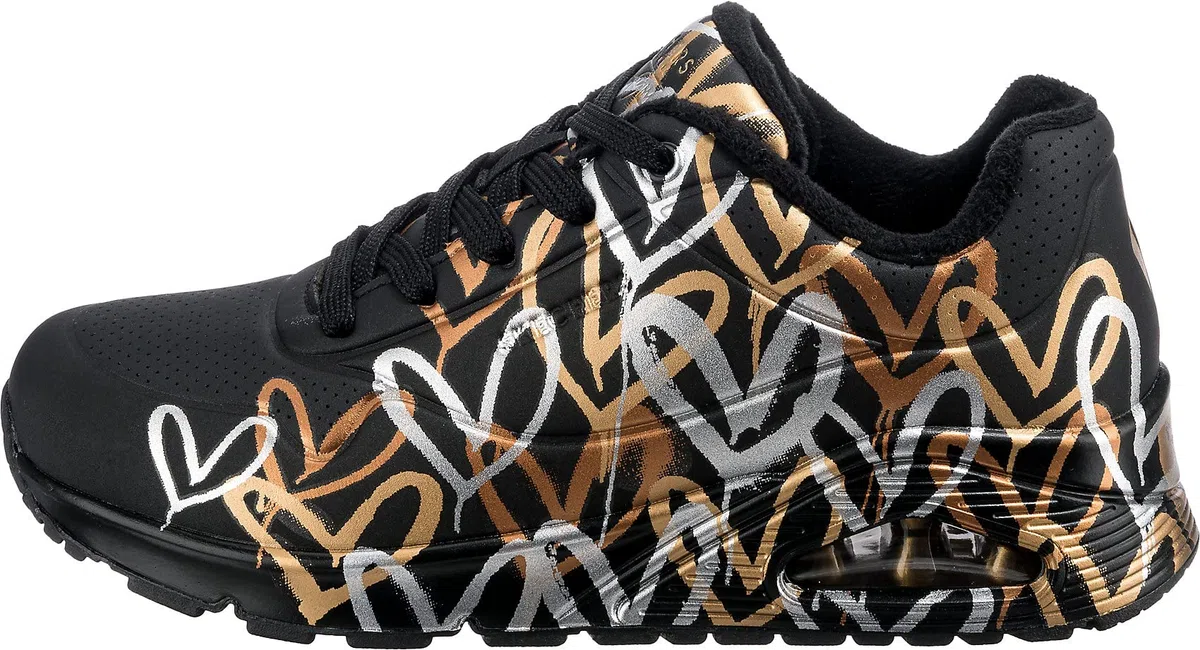 Skechers Mujer Uno Metallic Love Trainers