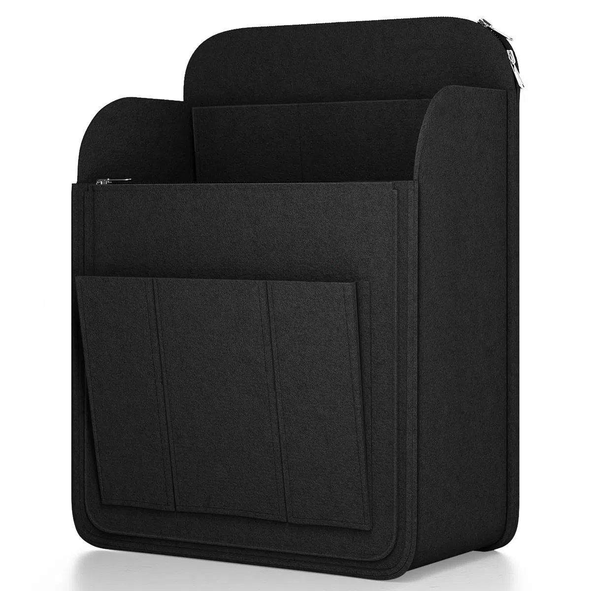 Organizador de fieltro para mochila, organizador de bolso, Negro (Negro), Large