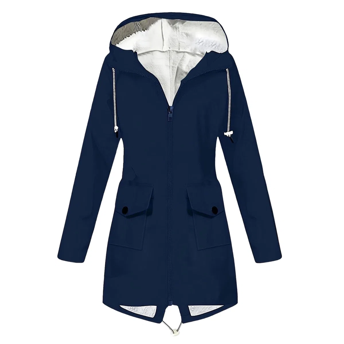 Chaqueta de senderismo cálida e impermeable para mujer – Chaqueta a prueba de viento para mujer con capucha – Abrigo chic con bolsillo – Abrigo cómodo – Abrigo informal – Trench Coats alpinismo