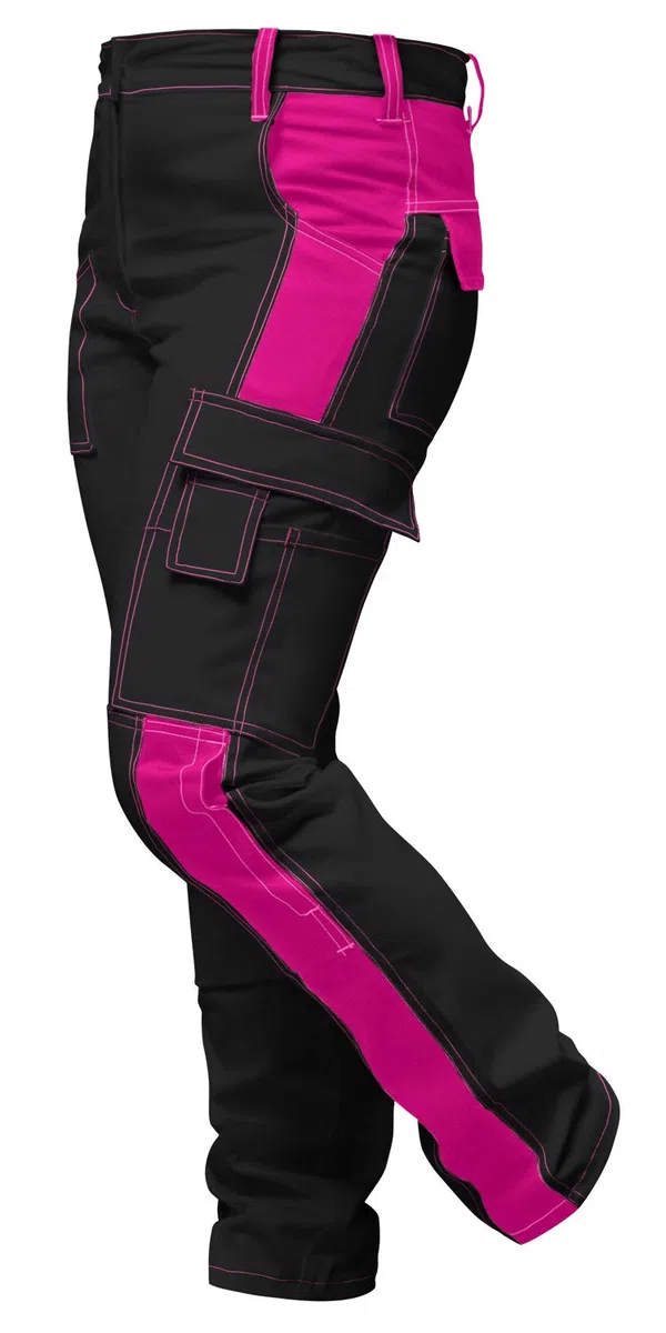 strongAnt Pantalones de Trabajo para Mujer, Totalmente elásticos, con Bolsillos Acolchados en Las Rodillas