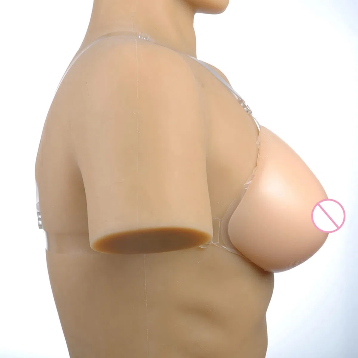 Prótesis Mamarias Triangulares De Silicona, Almohadillas For Sujetador Con Tirante Un Solo Hombro, Realzadores Pecho For Ajuste Natural