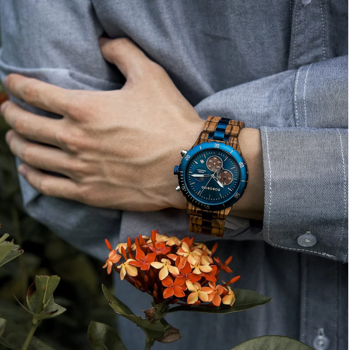 2win Relojes de madera grabados personalizados para hombre, reloj de moda multifunción para cumpleaños, aniversario, relojes de madera para marido, novio, papá, él, hijo, con caja de regalo, A-TO MY