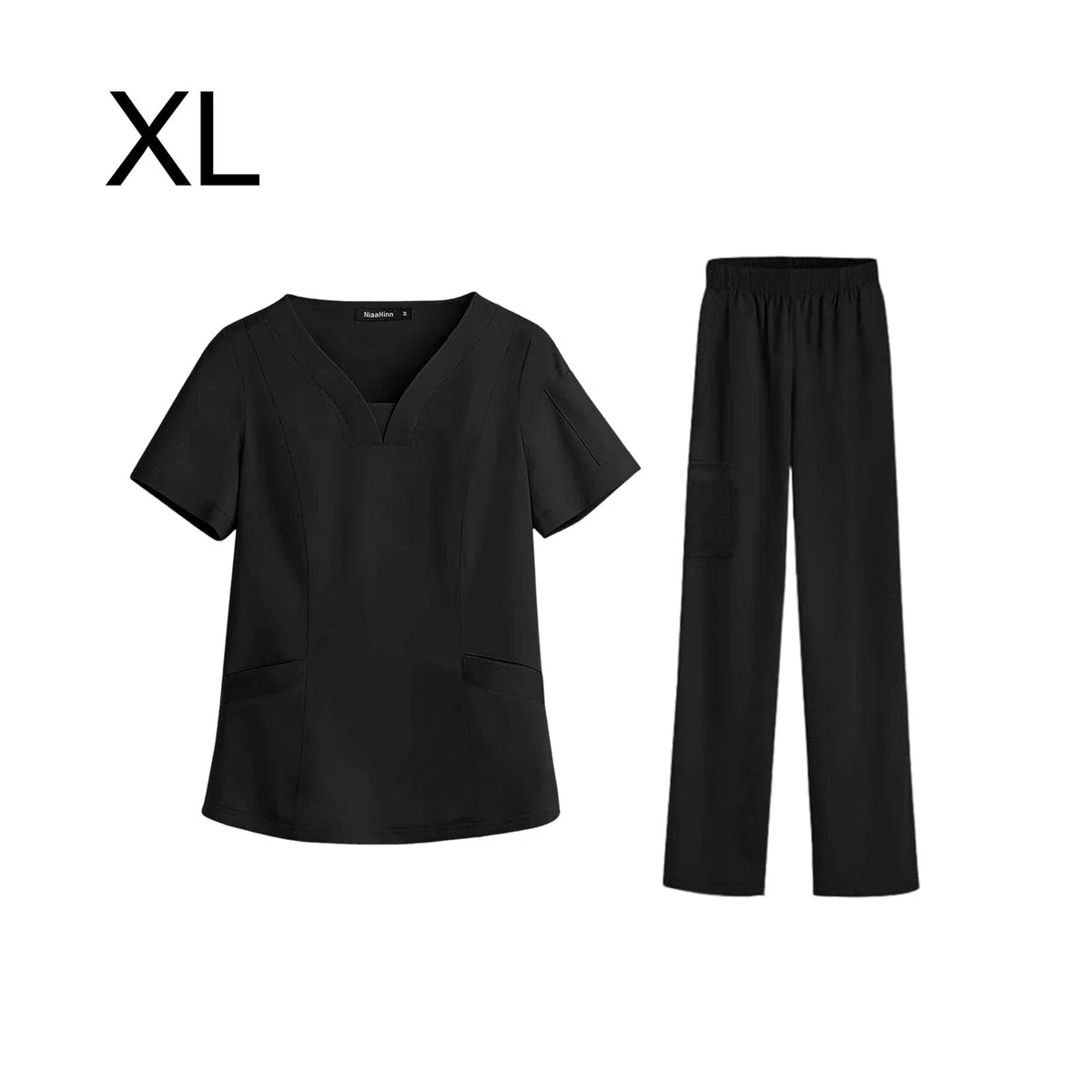 Conjunto de 2 Piezas de Uniforme de Enfermera de Hospital para Mujer, Pantalón. Uniforme de Enfermera para Mujer para Salón de Belleza.