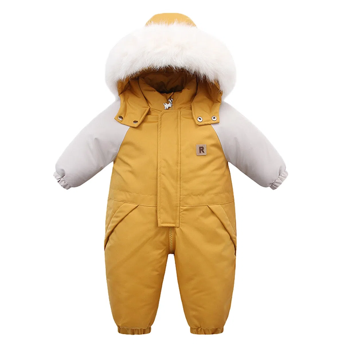 Bebé Niños Niñas Invierno Espesar Con Abrigo Chaqueta Traje de Nieve Niño a Prueba de Viento Cálido Mono Outwear Nieve Vestir