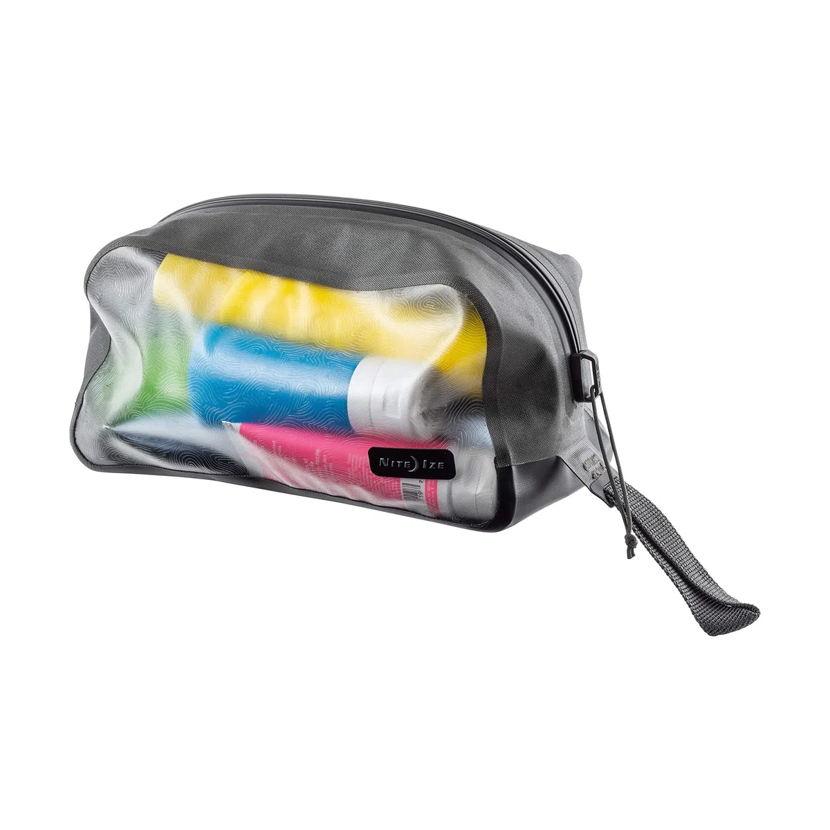 Nite Ize Runoff - Neceser Impermeable, tamaño Completo, Impermeable, para Colgar, protección de Confianza para Viajes de Aventura, Gris Oscuro