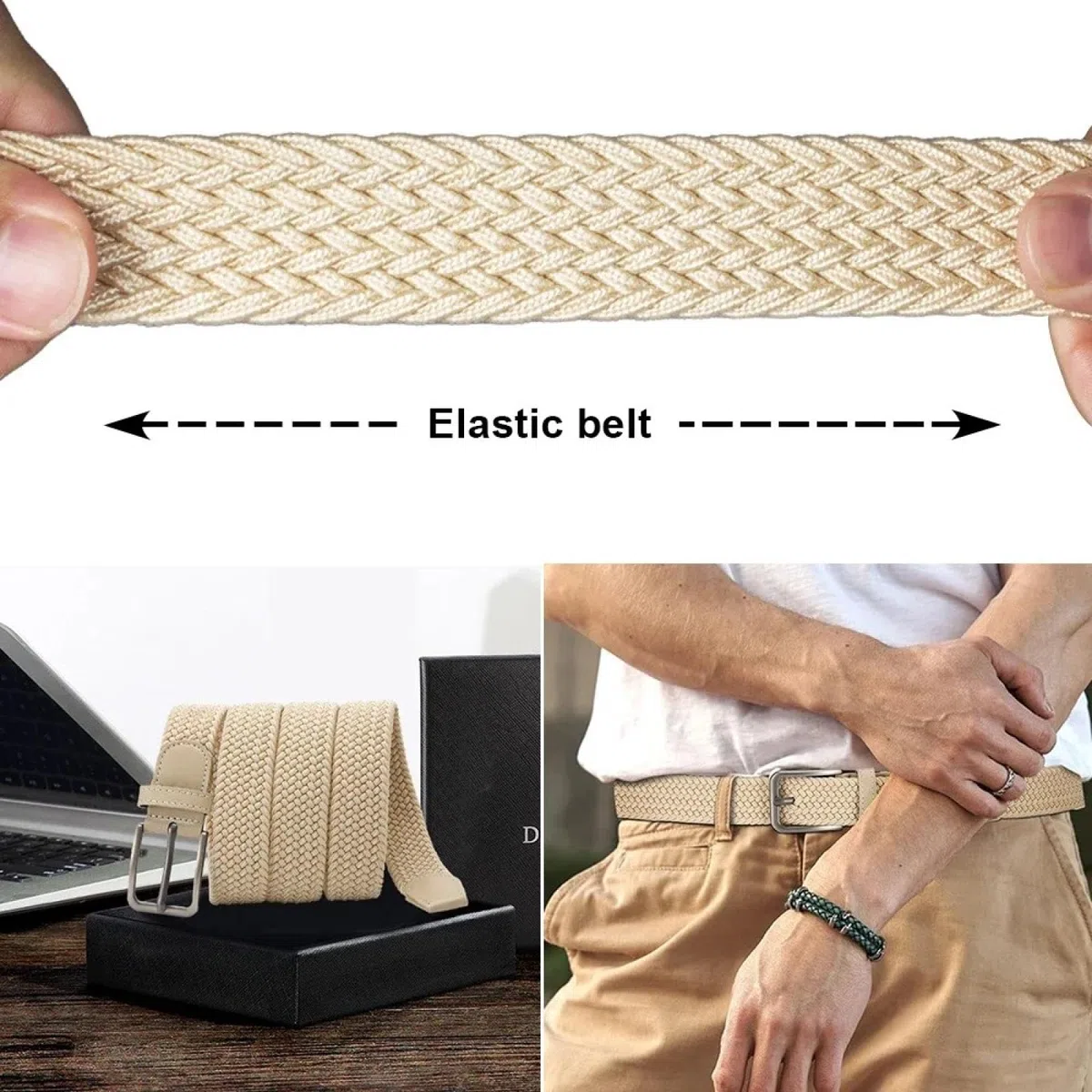 Cinturón táctico unisex para hombre, estilo militar, para exteriores, caza, informal, tejido para escalada en roca, entrenamiento y trabajo.
