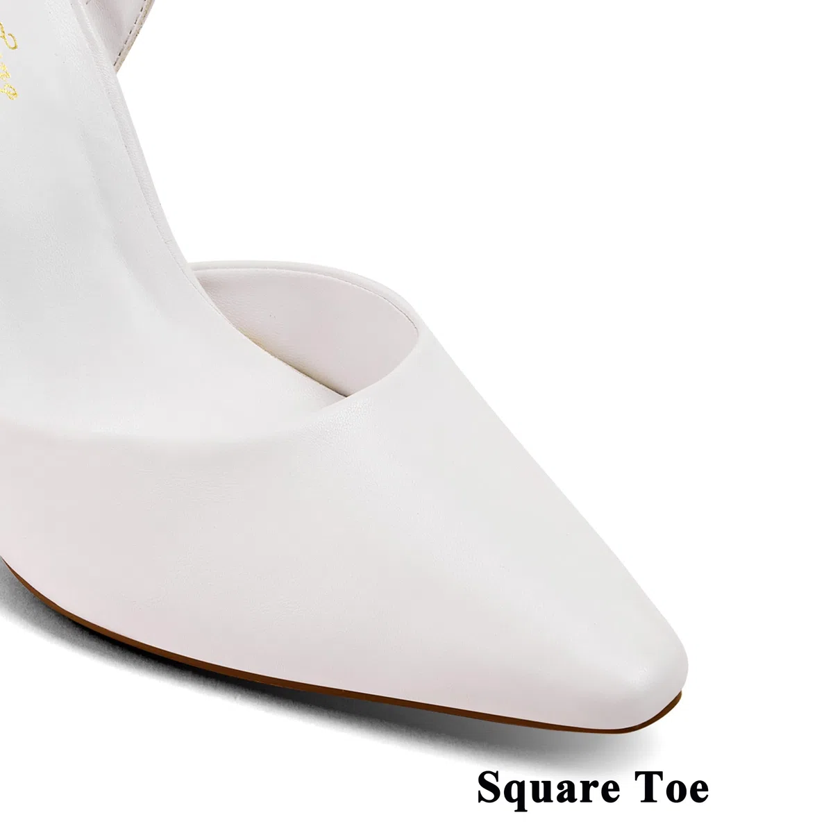 Zhabtuc Zapatos de Salón Mujer Sexy Stiletto Tacón 10 cm Punta Cuadrada Puntiaguda Correas Correa de Tobillo Ajustable Cómodos