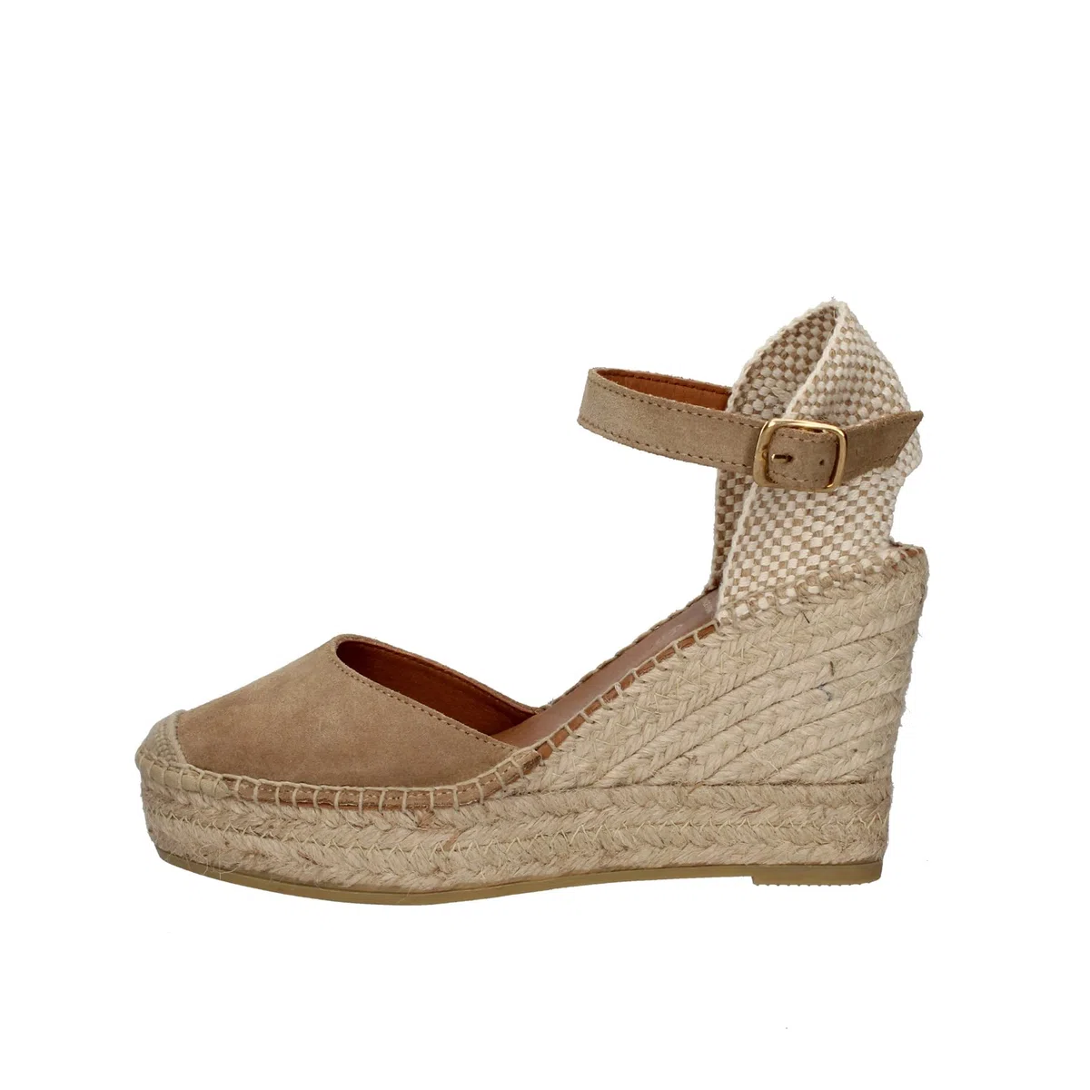Zapatilla Yute Ante Serraje Beige para: Mujer Color: Beige Talla: 38