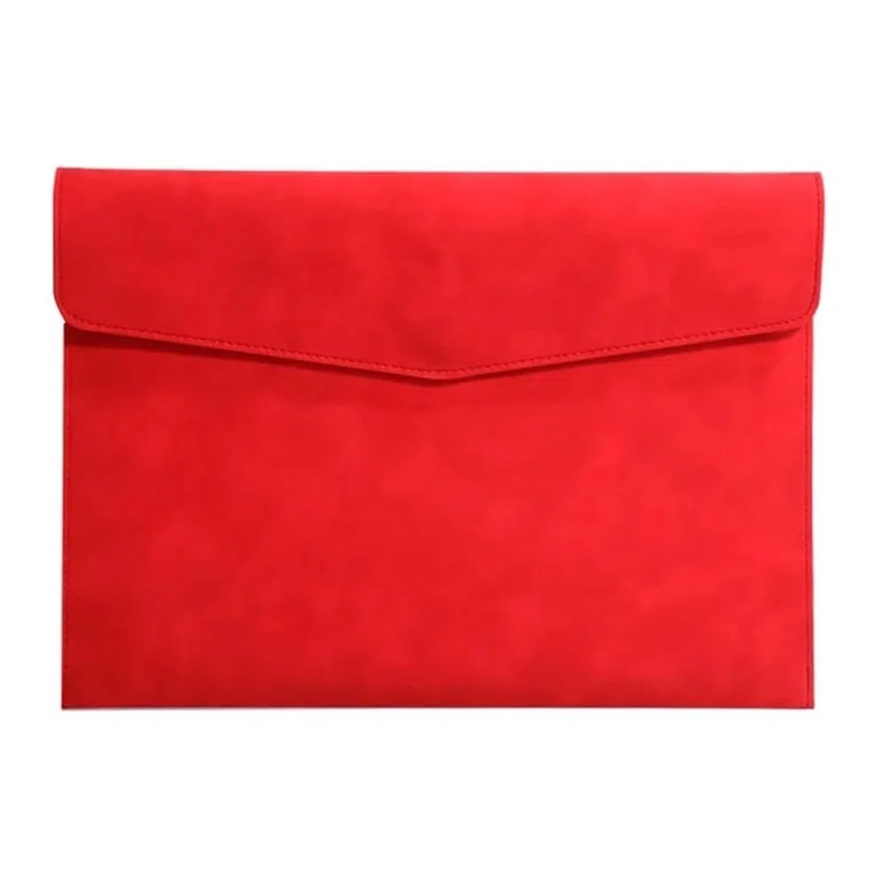 Carpeta de cuero A4, organizador de documentos comerciales, maletín simple, bolsa for archivar datos, contratos, facturas, suministros escolares y de oficina.,Maletín