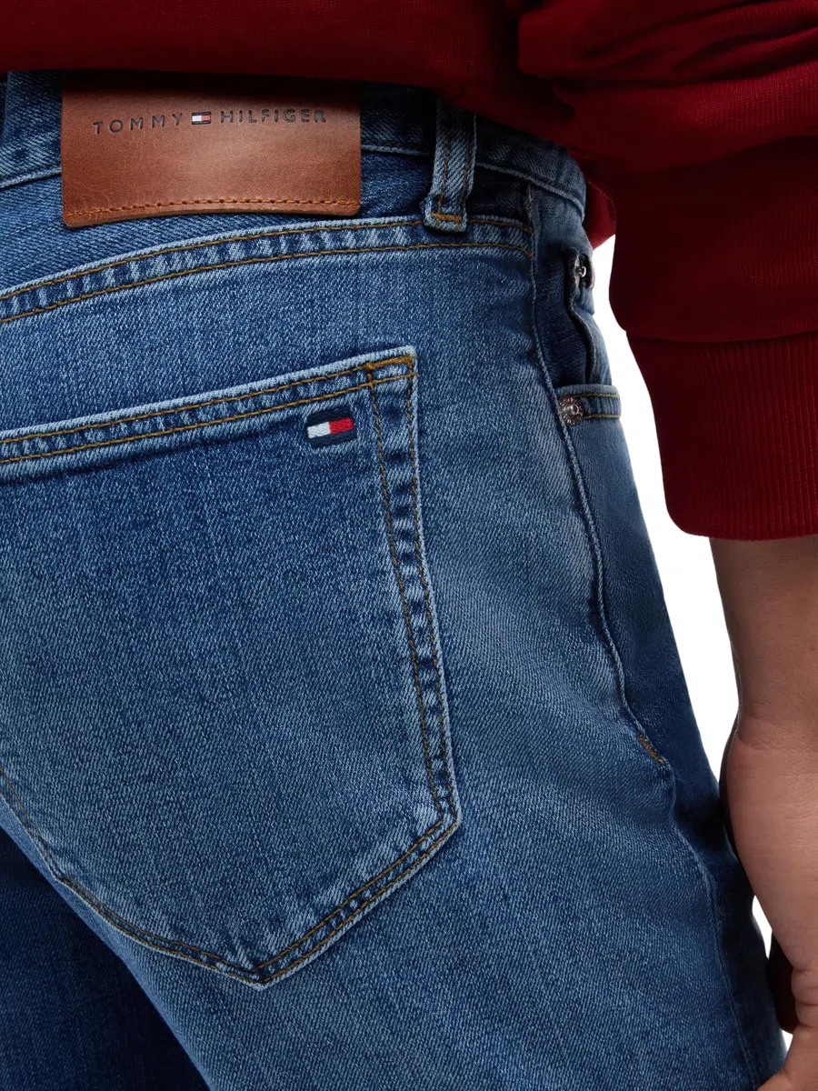 Tommy Hilfiger Slim Straight Denton Cobalt Blue Mw0mw42317 - Recto Hombre