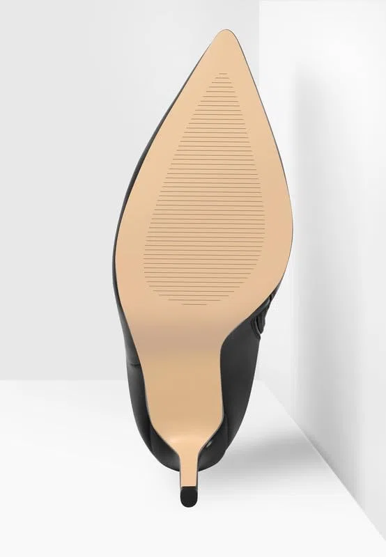 Botas sin cordones para mujer Botas de encaje Stiletto por encima de la rodilla Botas con cremallera
