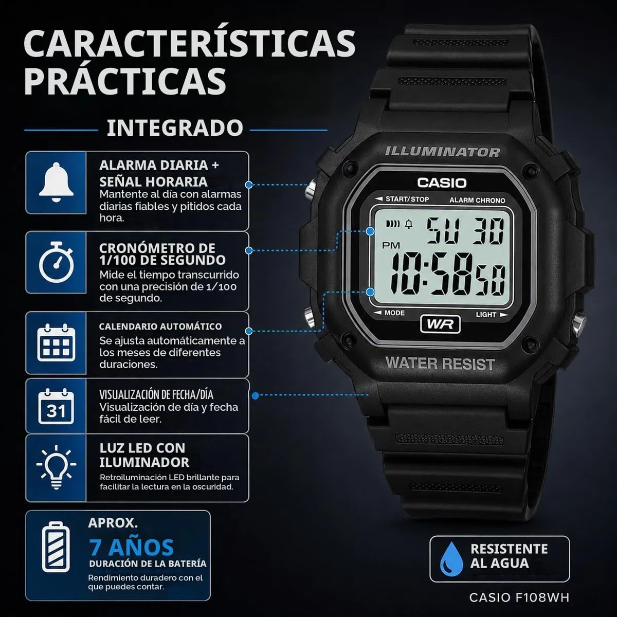 CASIO Reloj Digital