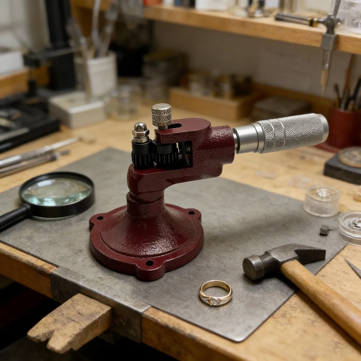 Baoblaze Reparación de Agrandadores de Anillos, Suministros de Reparación, Máquina de Expansión, Ajustador de Tamaño de Anillo