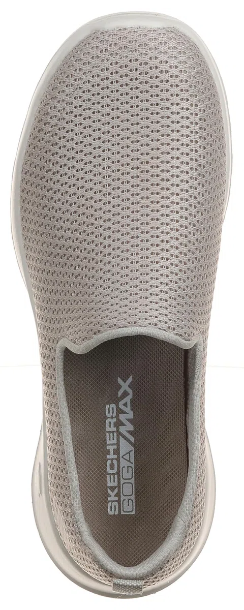 Skechers Mujer Go Walk Joy Trainers, Taupe Textile/Trim, 37 EU