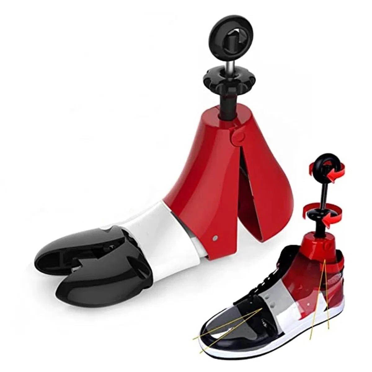 Hormas Para Zapatos Hombre Ensanchador de zapatos ajustable for hombres y mujeres, profesionales caña alta, expansor moldeador árboles, ensanchadores Widiner deportivos, 1 ud