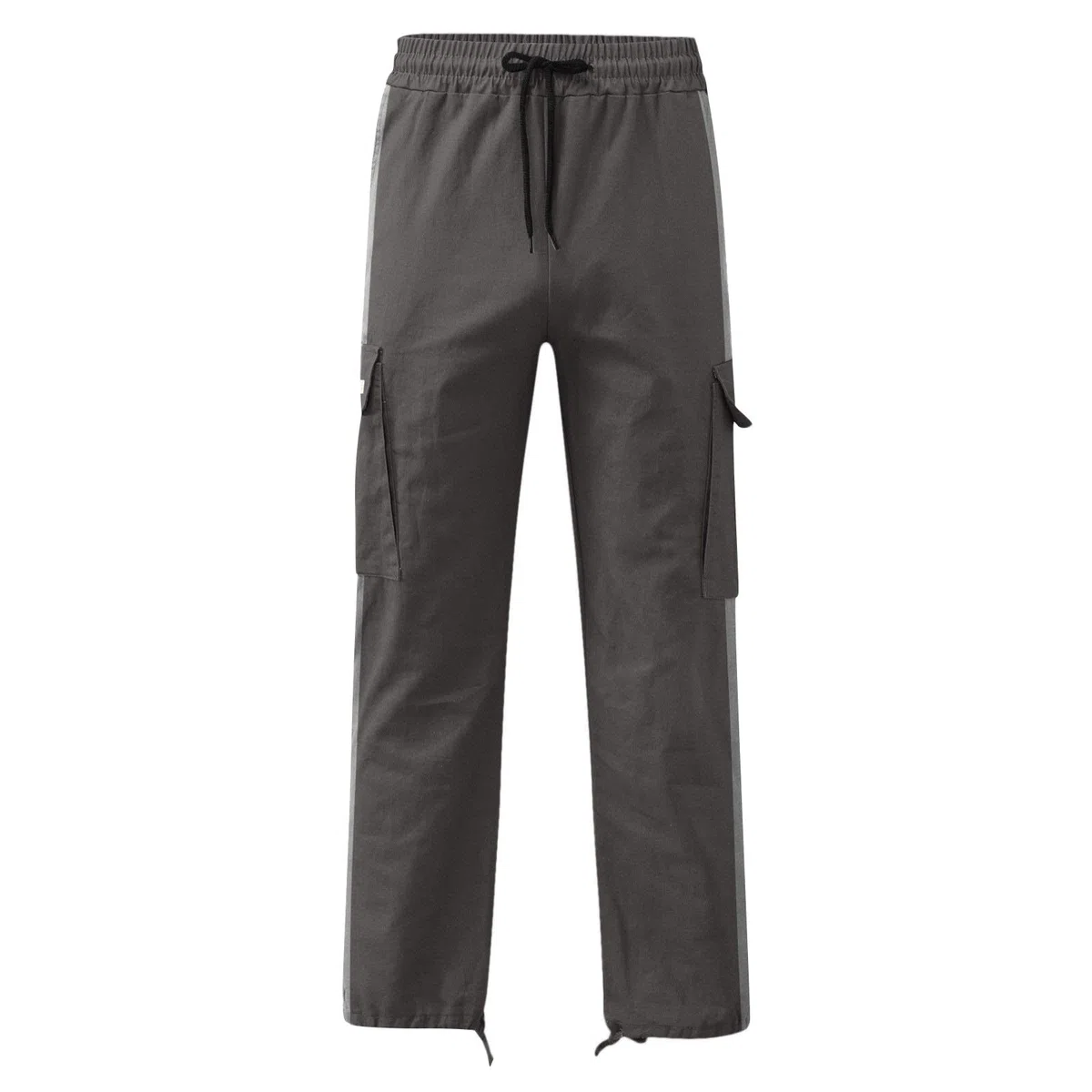 Pantalones cargo para hombre, pantalones de combate con puños, ajustados, dobladillo abierto, pantalones de chándal elásticos, pantalones de chándal con bloques de color, pantalones de trabajo para