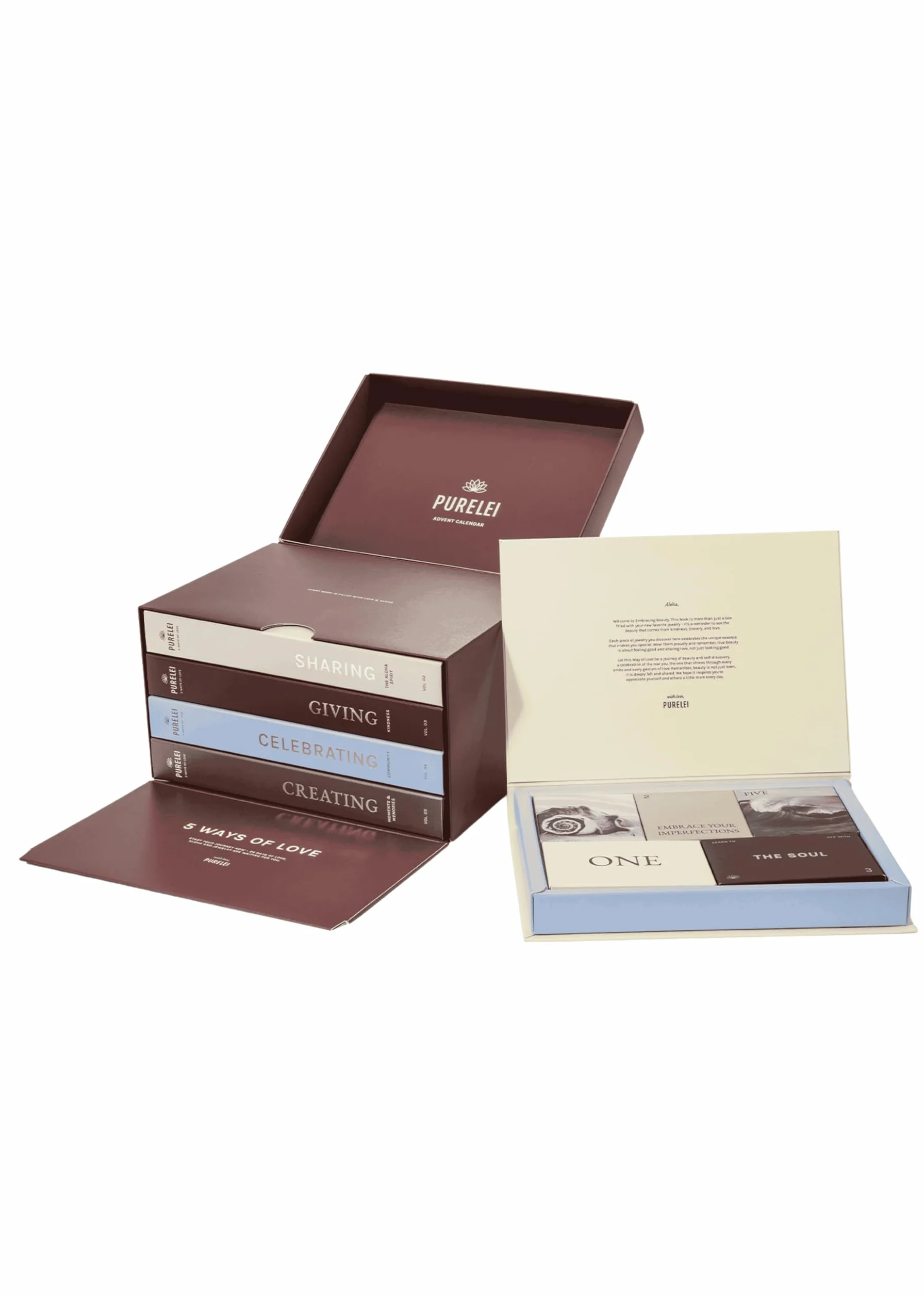 Purelei calendario adviento joyas 2025 (Bicolor) – 25 piezas exclusivas de joyería para cada ocasión – Calendario adviento mujer – Sostenible y reutilizable – Calendario joyas estético