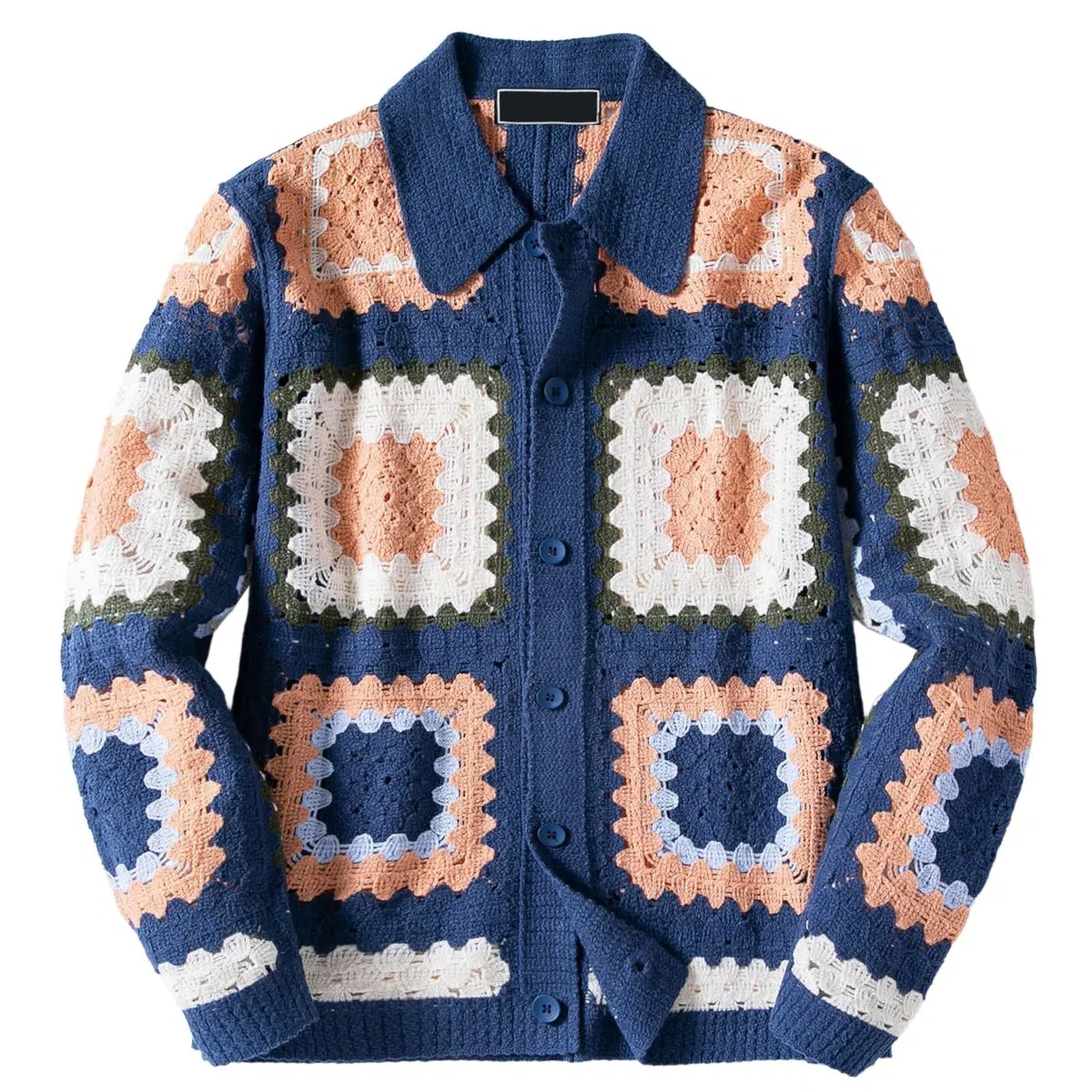 Cardigan Hombre Botones, Chaqueta De Lana Hombre Manga Larga con Un Solo Botonadura con Bolsillo Abrigo Color Sólido Informal con Botones Suéter Grande Suéter Otoño Invierno