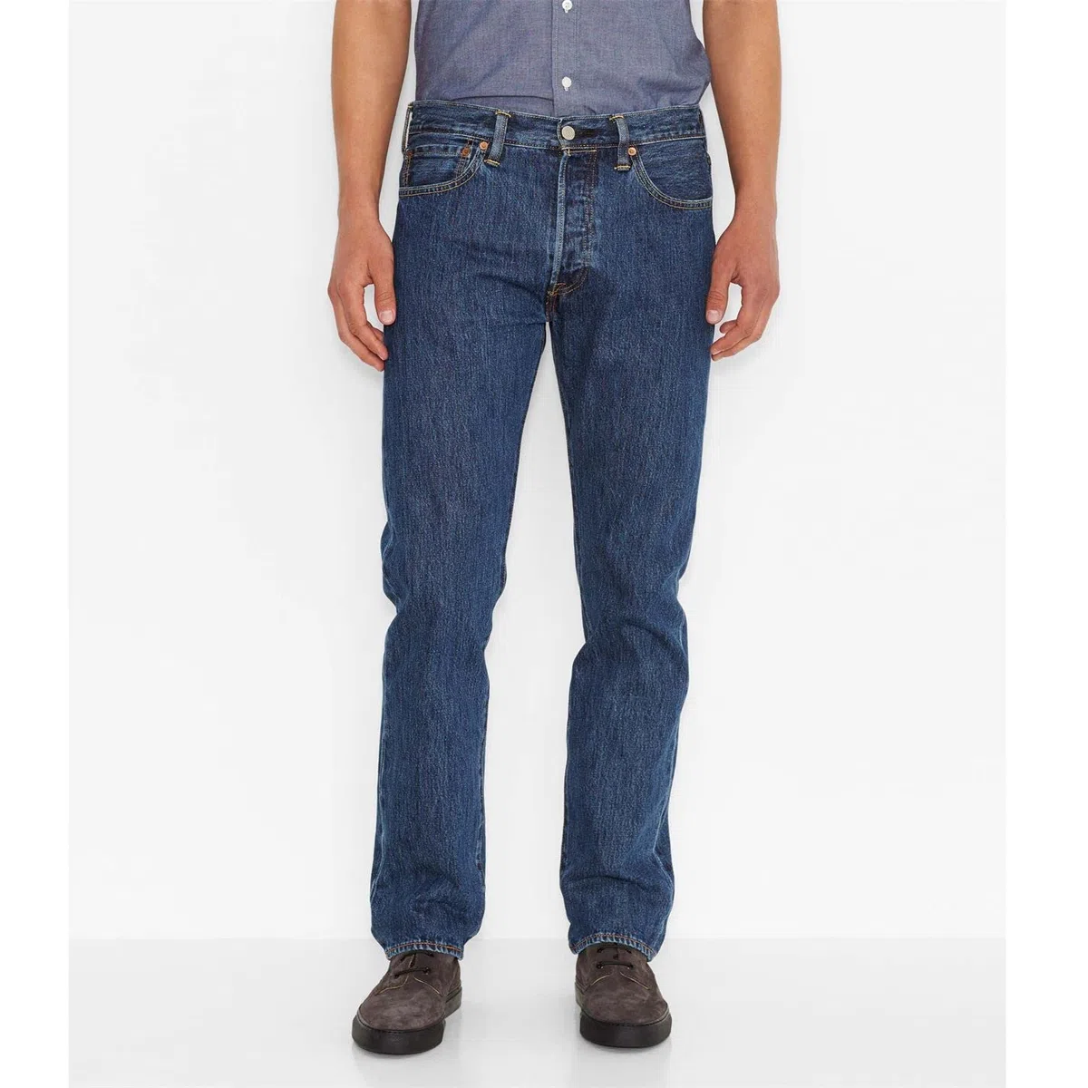 Levi's Hombre 501 Original Fit Vaqueros, Stonewash, 32W / 30L