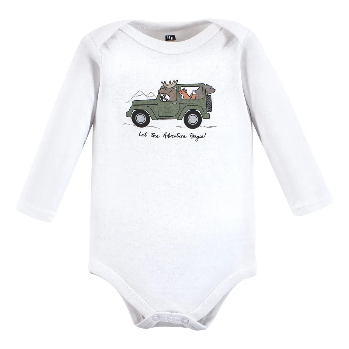 Hudson Baby Unisex Baby Cotton Long-Sleeve Bodysuits, Animal Adventure 7-Pack, Preemie